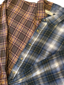 Color Split Flannel Shirt